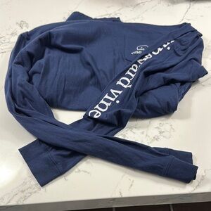 Vineyard Vines Navy Long Sleeve Tee